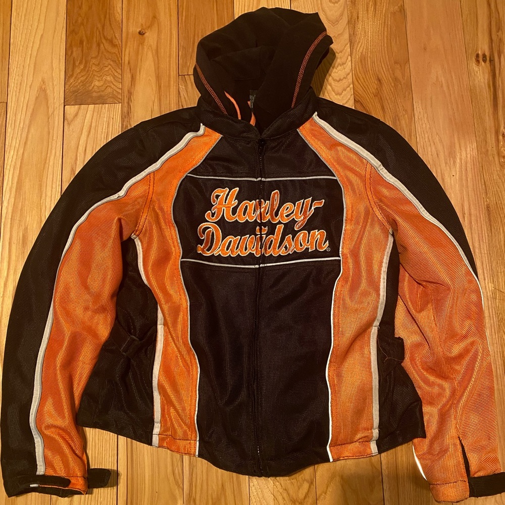 Womens hooded Harley Davidson jacket